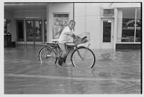 Bike in flood